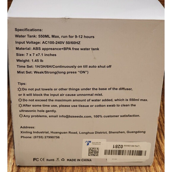 NEW Essential Oil Diffuser - Picture 8 of 8